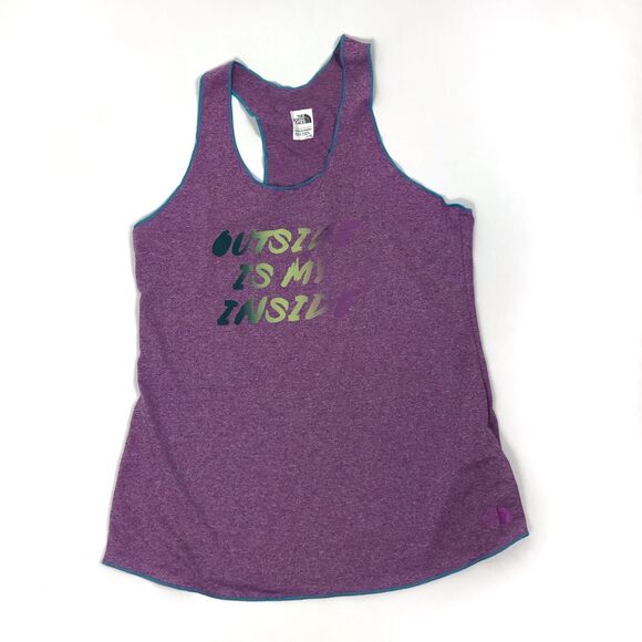 The North Face women’s purple tank sz L - Picture 1 of 5